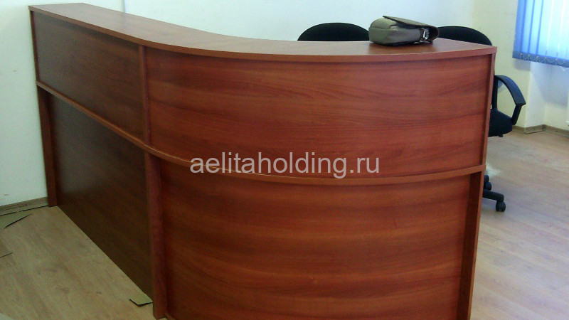 Стойка ресепшн "Эдем" 2100х900х1170 Орех