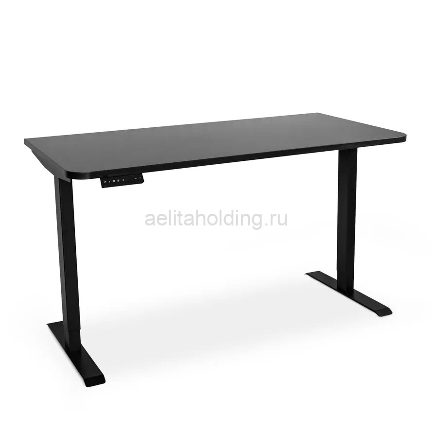 Стол с регулировкой высоты электрический LuxAlto LA-T33-2AR2 черный/черный ЛДСП 160*80*2.5