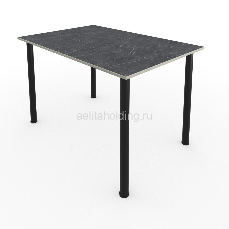 Стол обеденный 1500*600/700 МДФ 16м (Мрамор графит)